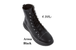 Schwarzer Damenstiefel weiche Sohle